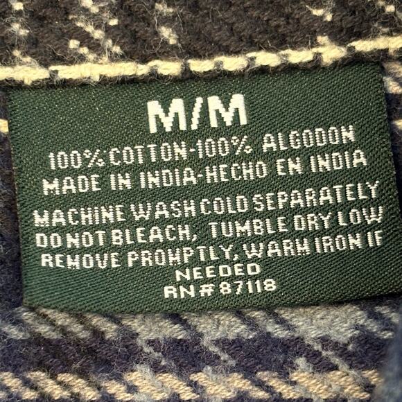 FIELD & STREAM Heavy Flannel Blue Plaid Women’s M - Picture 2 of 6